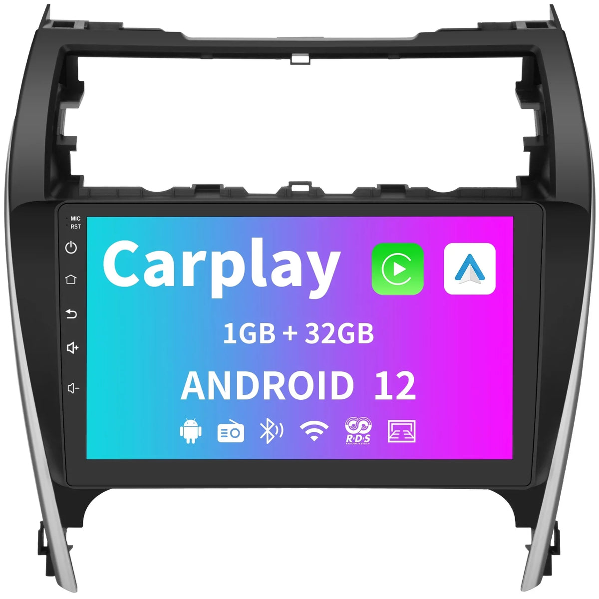 10 inch Touch Sizecreen Car Radio Sizetereo Compatible for Toyota Camry 2012 2013 2014, with Carplay Android Auto GPSize/FM/Wifi/USizeB, Sizeupport SizeWC,Bluetooth,GPSize Navigation