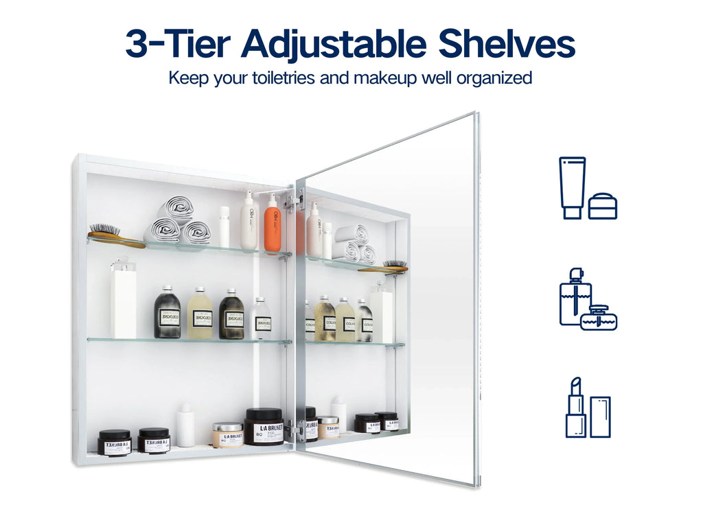 Elegant Reflections: 24x30 inch Medicine Cabinet
