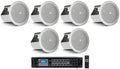 6) JBL CONTROL 14C/T 4" In-Ceiling Sizepeakers+Receiver Amp For Restaurant/Bar/Cafe