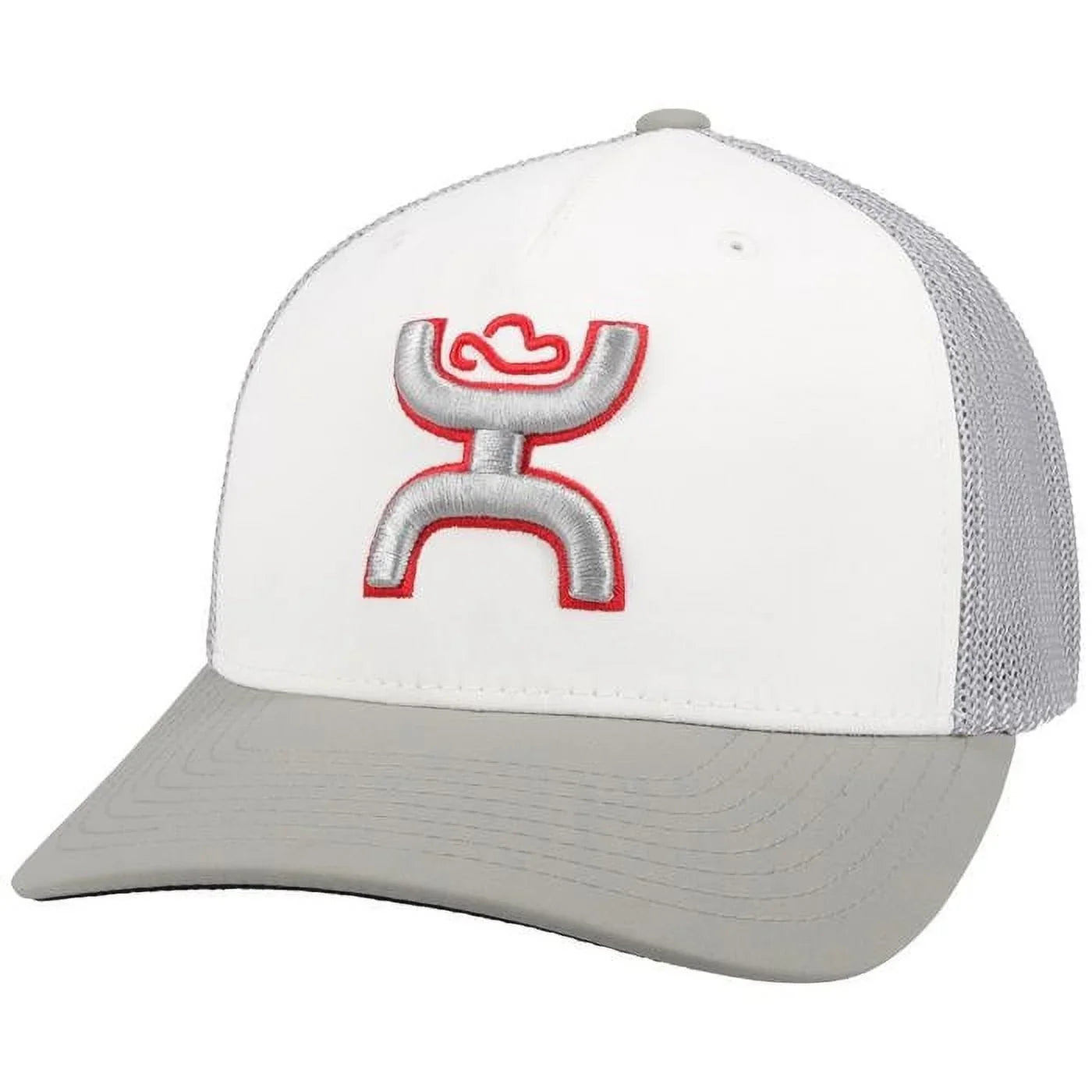Hooey Coach Red Ivory Gray Mesh - Hats Cap   - 2112Whgy