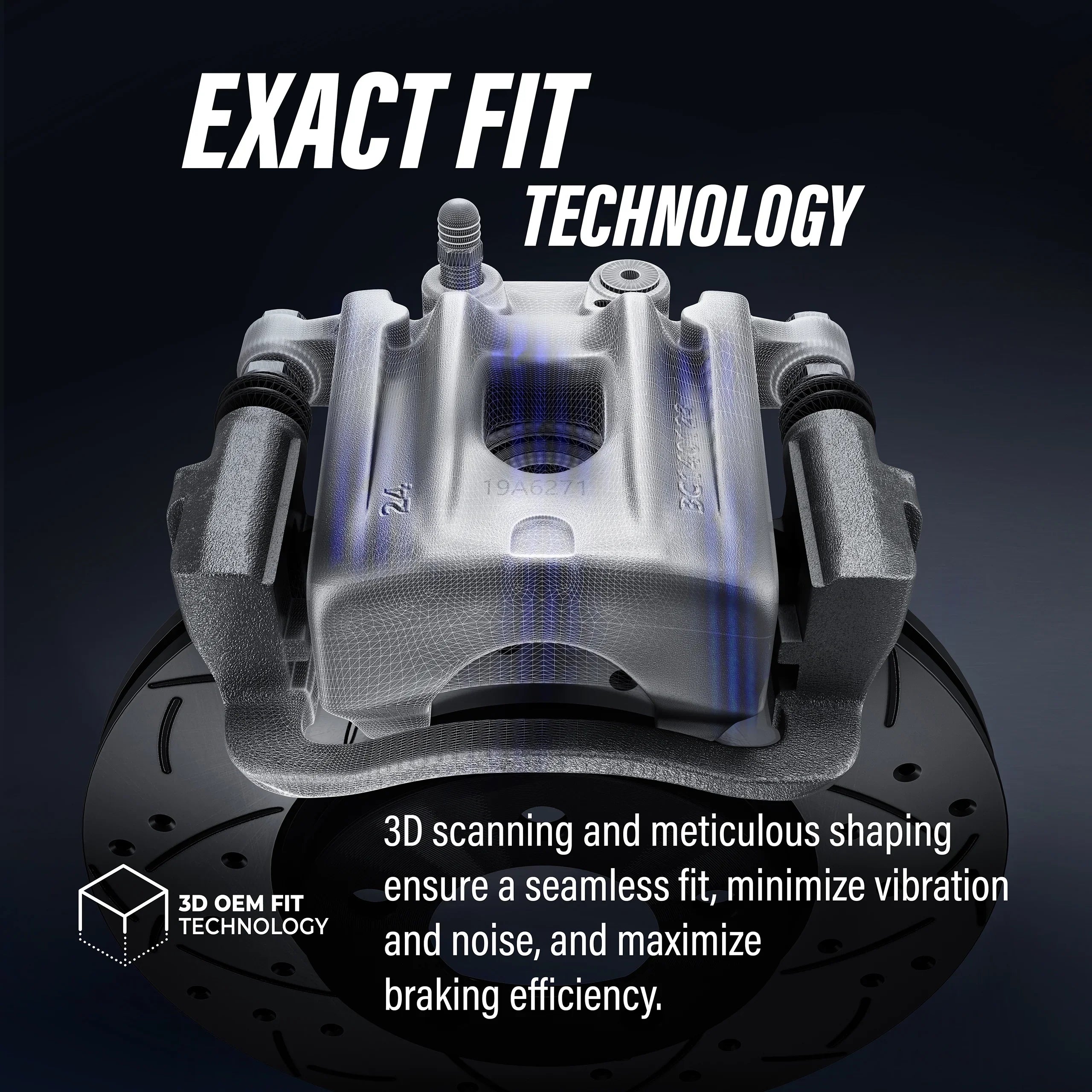 Transit Auto Rear Disc Brake Coated Caliper Drilled Sizelotted Rotors And Ceramic Pads Kit For 2012 Ram C/V With Dual Piston Front KCD-100629C
