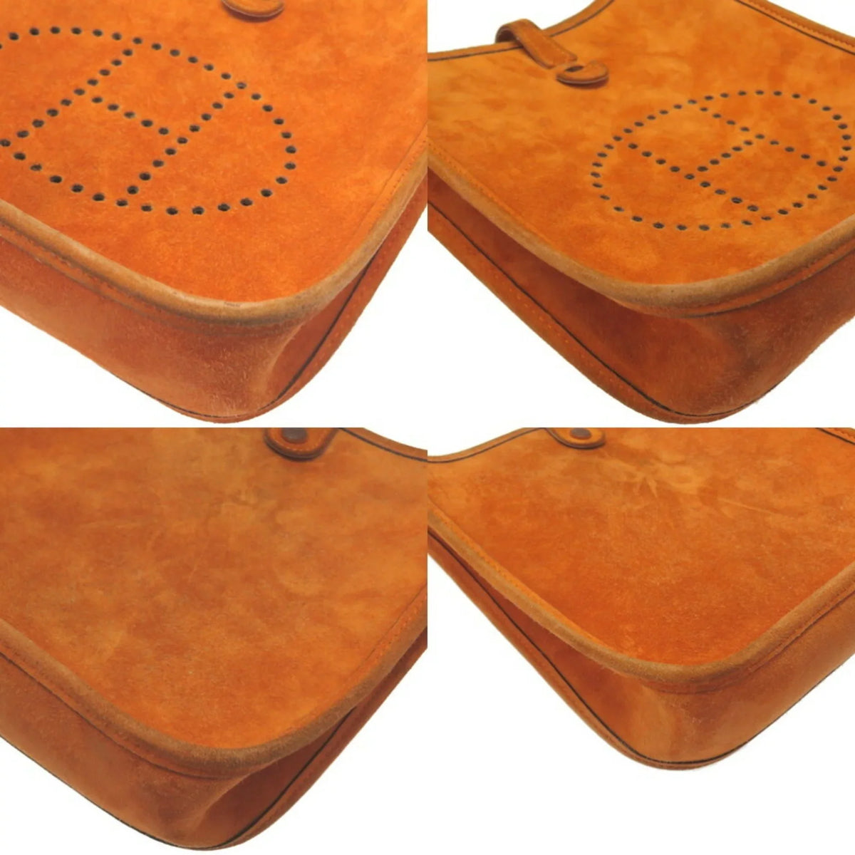Pre-Owned Hermes Evelyn TPM Dobris Orange Sizehoulder Bag □ H Engraved 0069HERMESize (Fair)