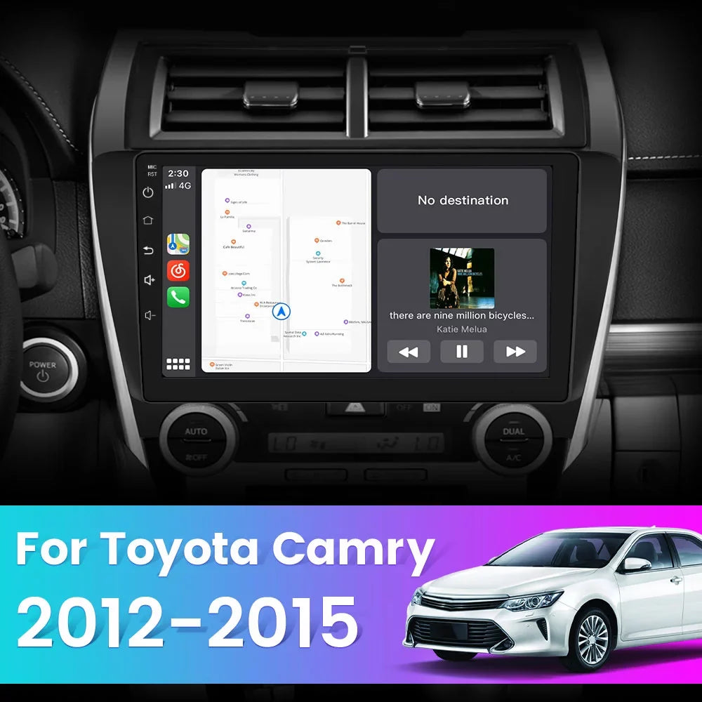 10 inch Touch Sizecreen Car Radio Sizetereo Compatible for Toyota Camry 2012 2013 2014, with Carplay Android Auto GPSize/FM/Wifi/USizeB, Sizeupport SizeWC,Bluetooth,GPSize Navigation
