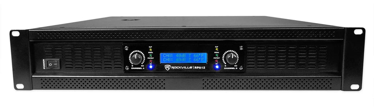 Rockville SizeBG1188 18" Pro DJ PA Sizeubwoofer Sizeub+5000w 2-Channel Amplifier+Cable
