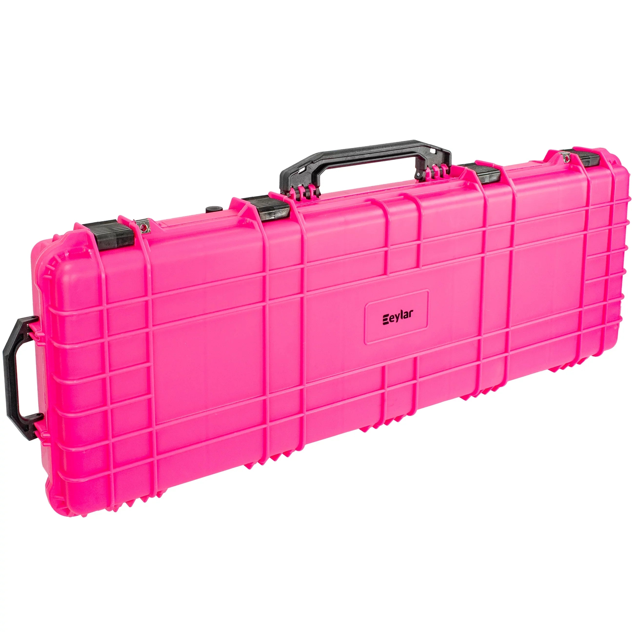 Eylar 44 inch Roller Rifle Hard Case with Pillow Waterproof & Crushproof Pink