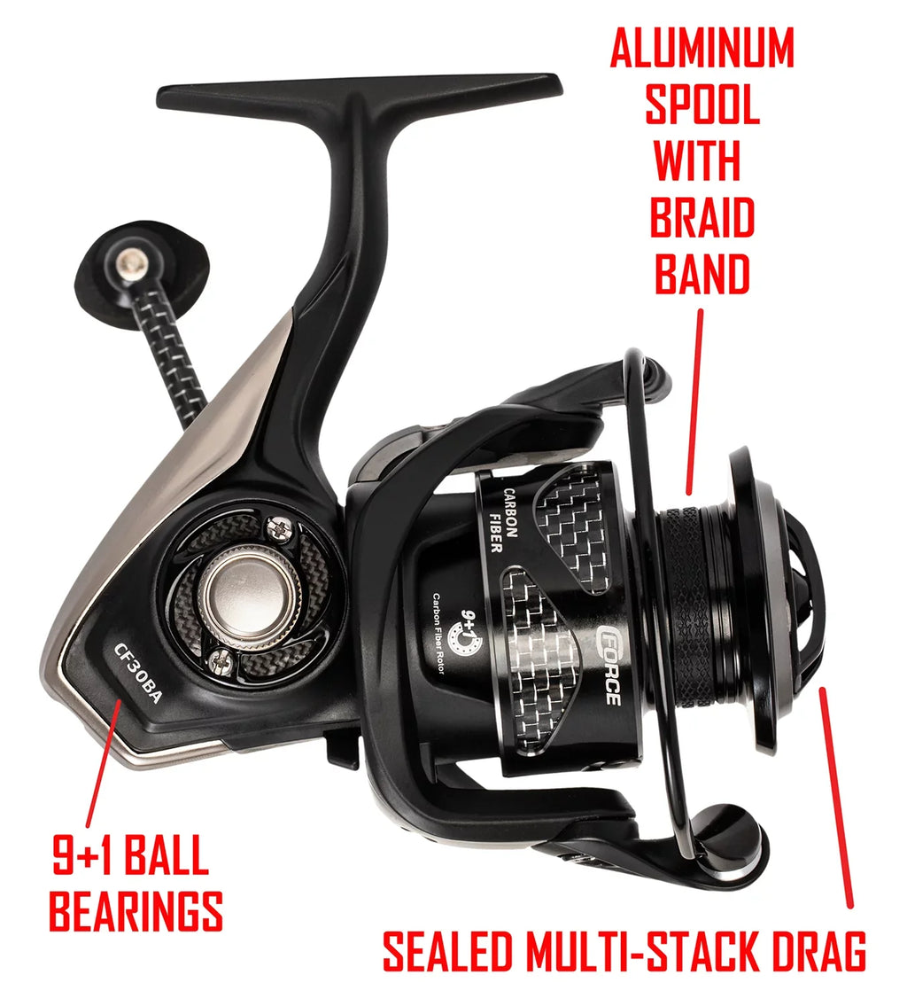 Ardent C Force Sizepinning Reel, 3000 size. 5.2:1 Gear Ratio