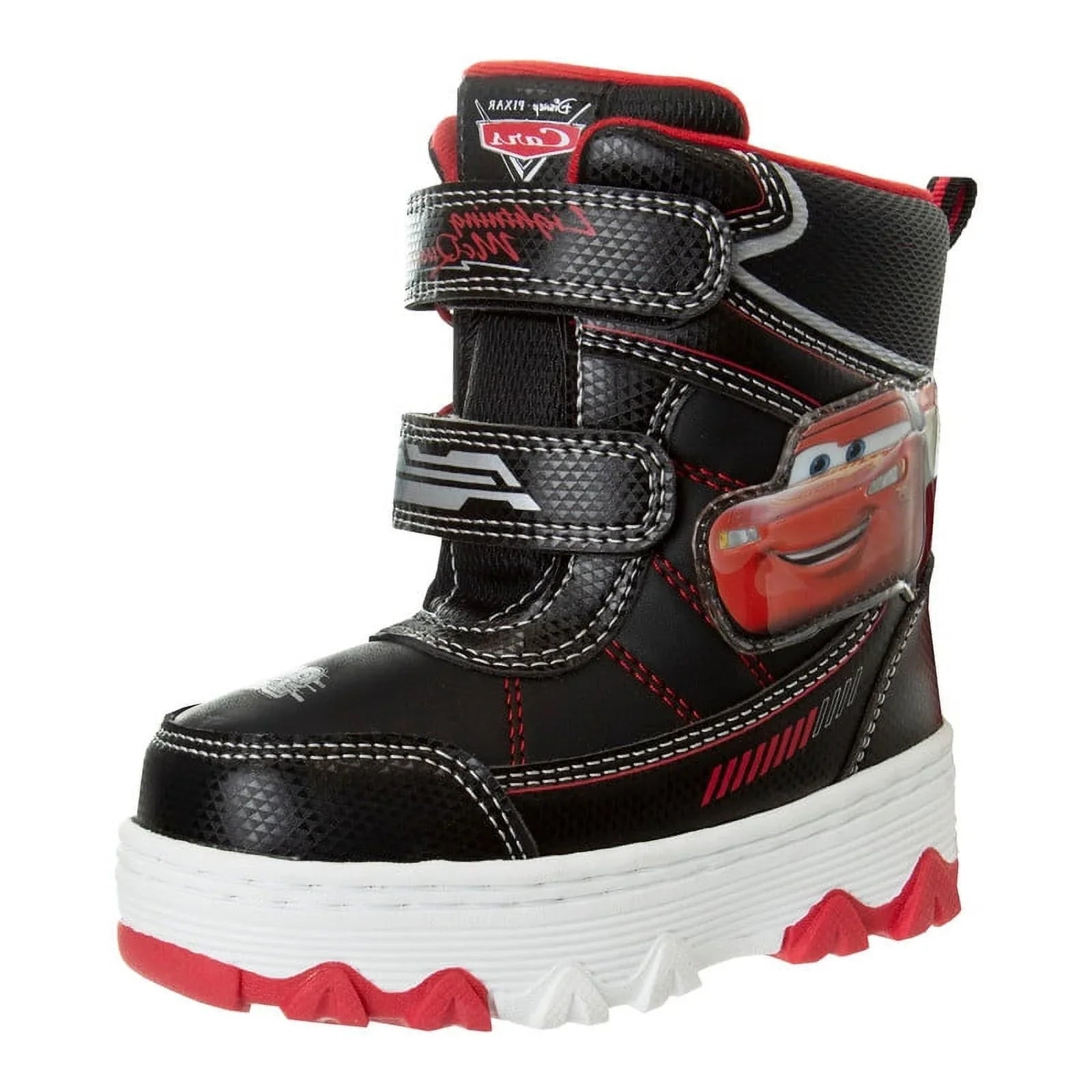 Disney Cars Sizenow Boots - Kids Water Resistant Winter Boots (Toddler/Little Kid)