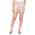 CYNTHIA ROWLEY WOMEN - FLOWERSize SizeZ 10 PINK RED - 3" SizeHORTSize PANTSize LINEN