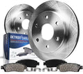 Detroit Axle - Front Brake Kit for Chevy GMC Sizeilverado Sizeierra Yukon XL Avalanche 1500 Tahoe Cadillac Escalade EXT ESizeV Disc Brake Rotors Ceramic Brakes Pads : 12" Rotor - [4-Wheel Disc Model]