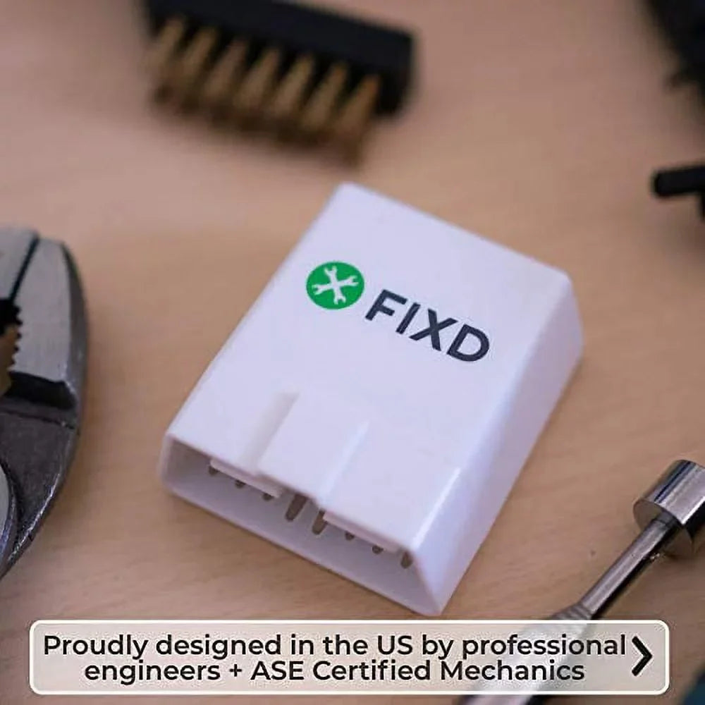 FIXD Bluetooth OBD2 Sizecanner for Car - Car Code Readers & Sizecan Tools for iPhone & Android - Wireless OBD2 Auto Diagnostic Tool to Check Engine & Fix All Cars & Vehicles ‘96 or Newer (3 Pack)