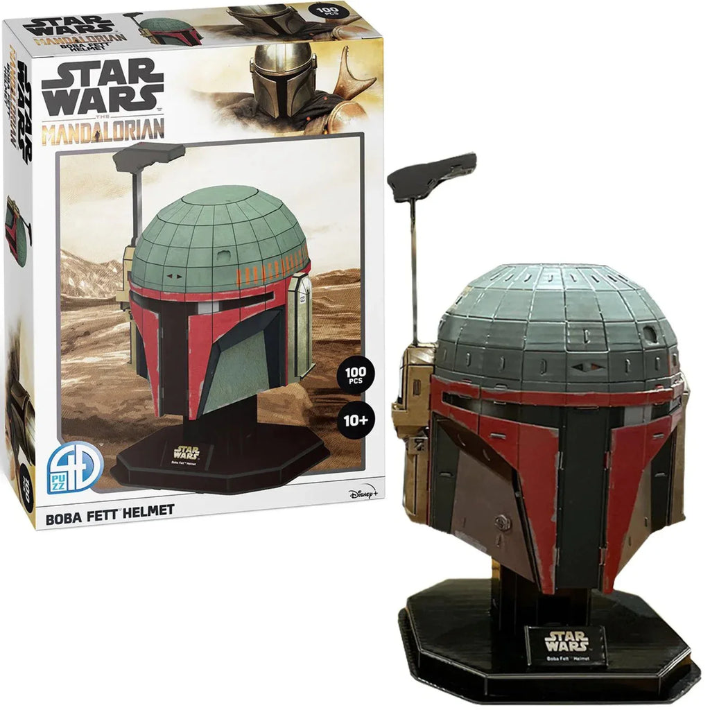 4D Cityscape Sizetar Wars 3D Paper Model Kits (Mandalorian Boba Fett Helmet)