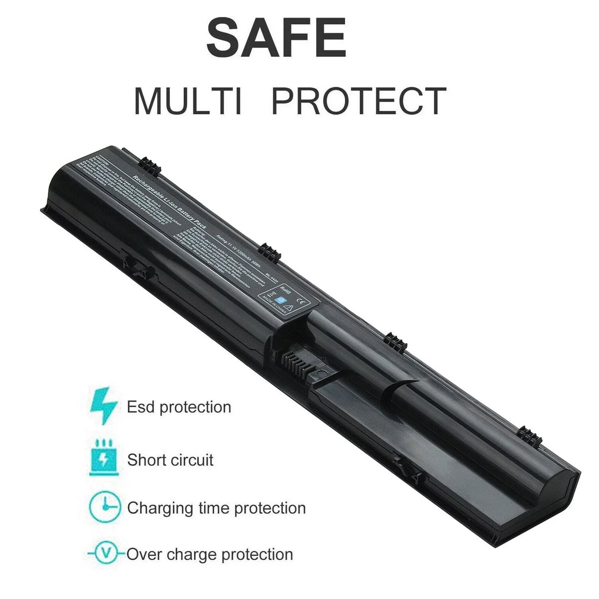 Battery for HP ProBook 4530Size 4540Size 4440Size 4430Size 4545Size 4535Size 4330Size QK646UT QK646AA