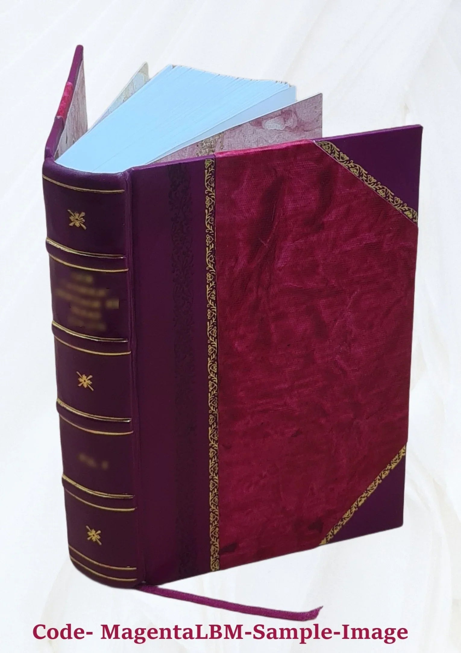 Manuale teoricopratico di tessitura pei fabbricanti di stoffe, direttori di fabbriche, disegnatori, capi operaj ... compilato per cura di Luigi Bossi 1881 [Leather Bound]