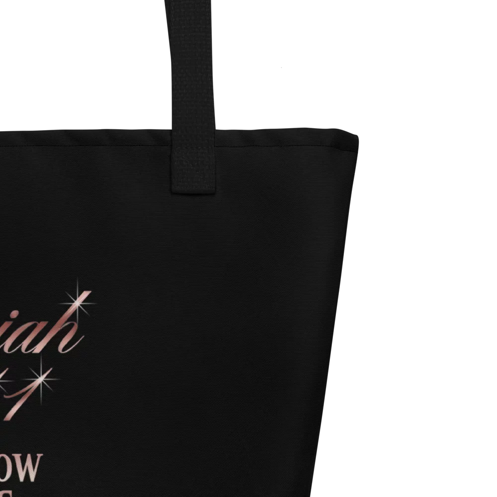 Jeremiah 29:11 Large Tote Bag