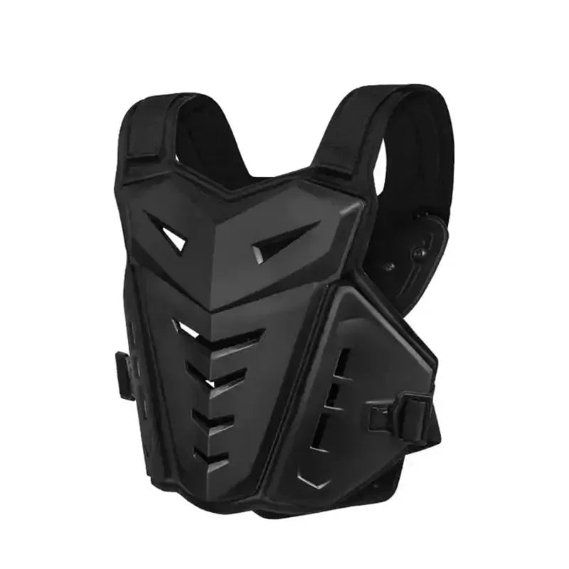 Motocross Body Armor Motorcycle Jacket Motocross Moto Vest Back Chest Protector Off-Road Dirt Bike Protective Gear Ivory