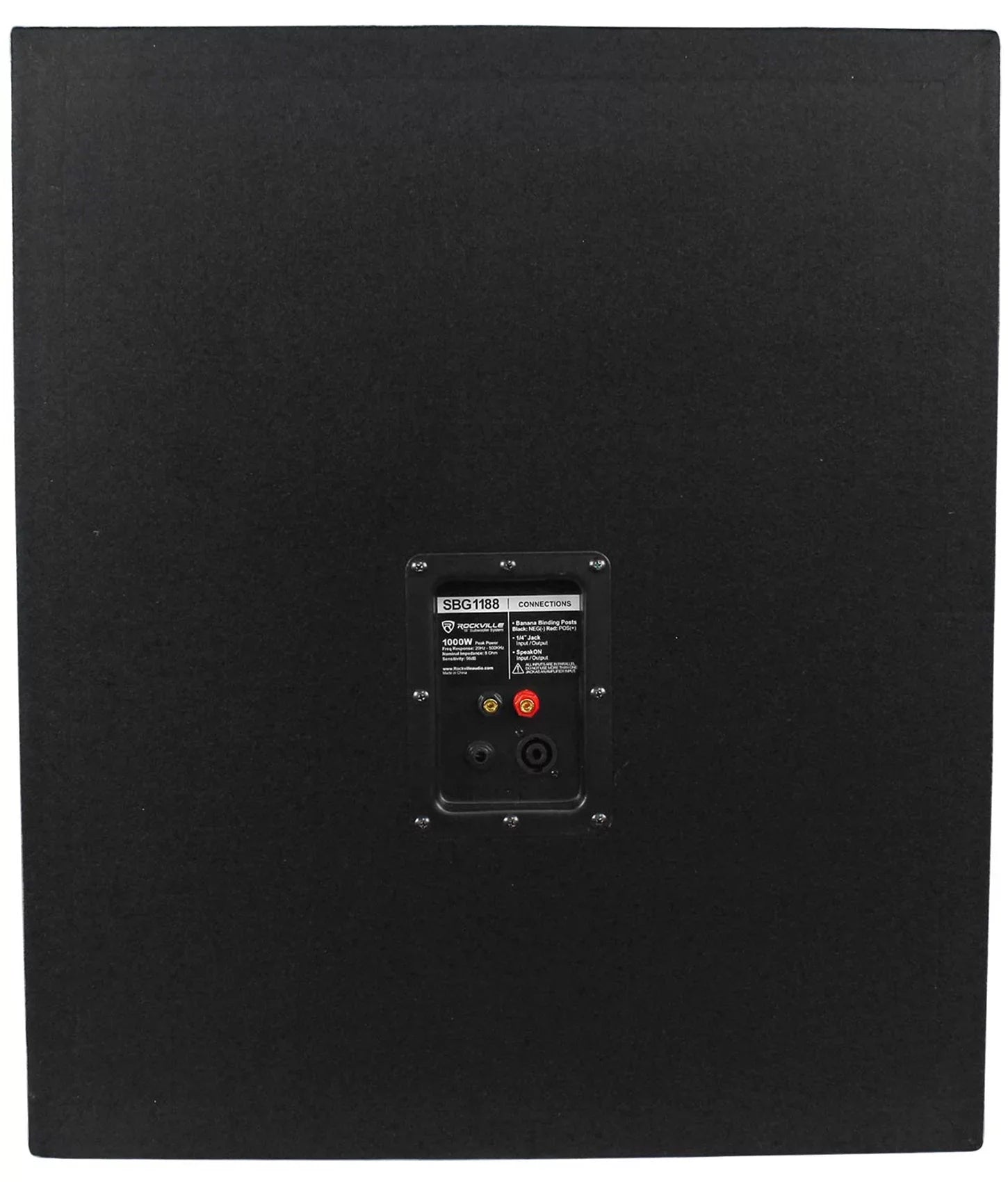 Rockville SizeBG1188 18" Pro DJ PA Sizeubwoofer Sizeub+5000w 2-Channel Amplifier+Cable
