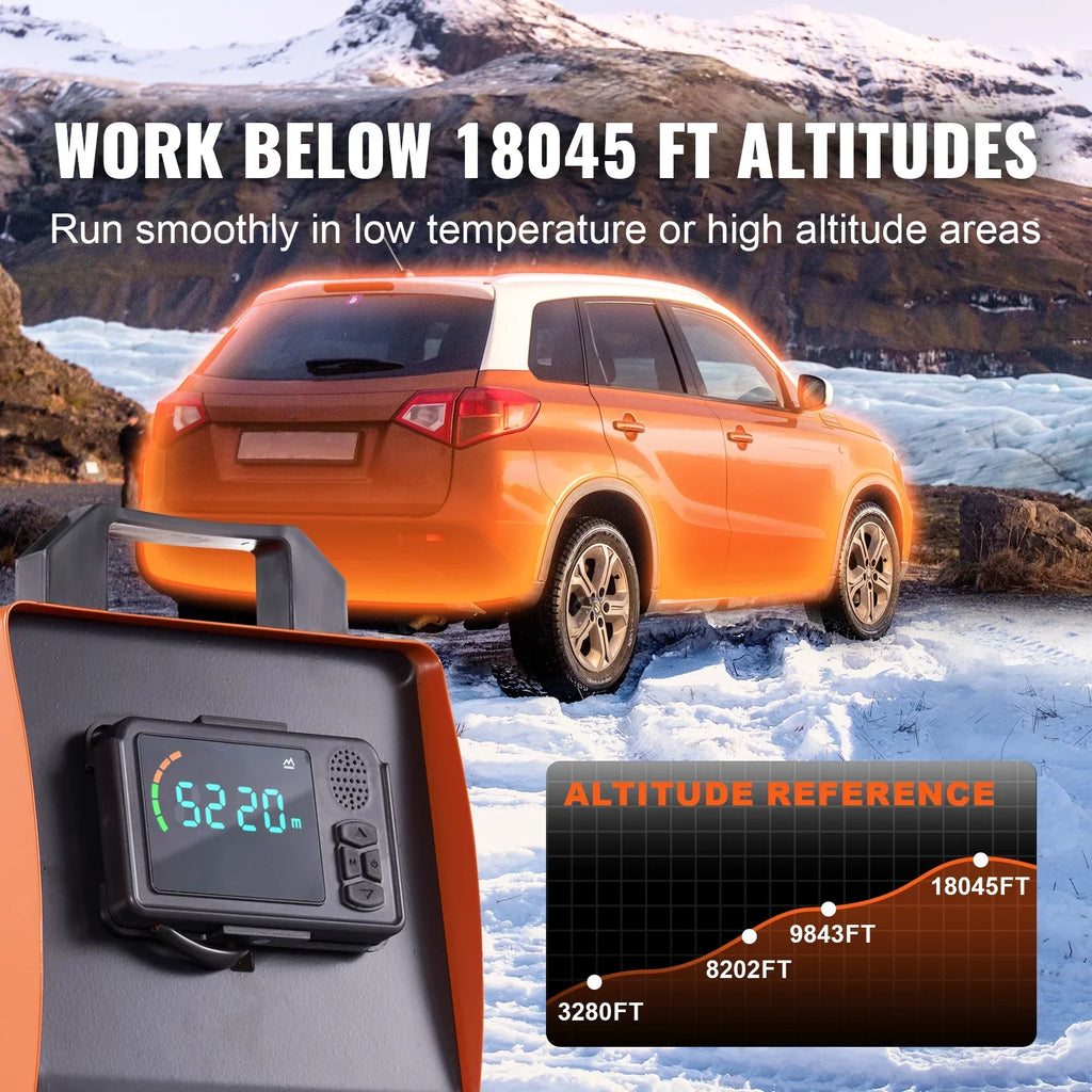 BENTISizeM 8 KW Diesel Air Heater, Bluetooth App Control All-on-one Diesel Heater with Automatic Altitude Adjustment, Remote Control and LCD, Portable Parking Heater for Home RV Trailer Camper Van Boat