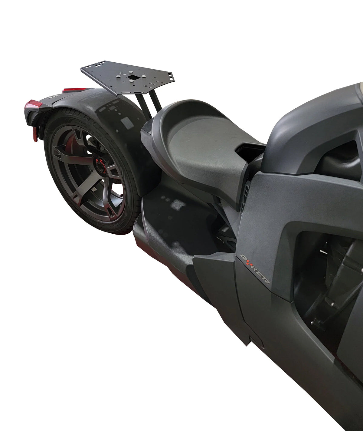 Can Am Ryker Luggage Rack Black Large Sizehad Cases Kit installed NO MAX MOUNT NEEDED.