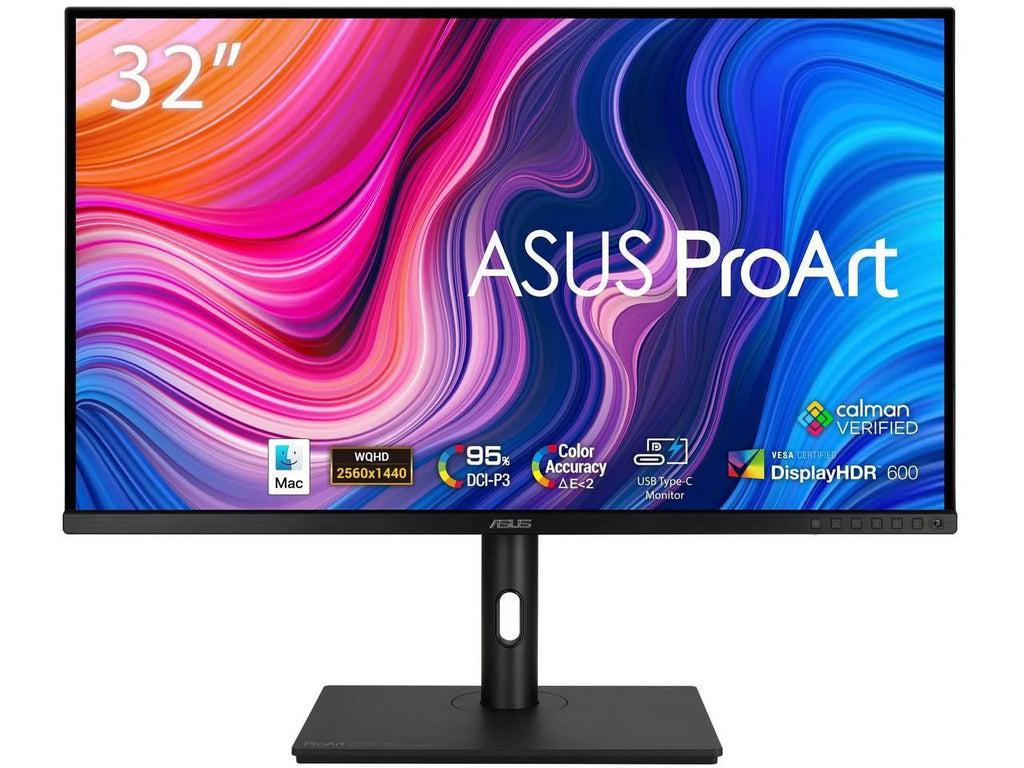 ASizeUSize ProArt Display 32" 1440P Monitor (PA328CGV) - QHD (2560 x 1440), IPSize, 165Hz, 95% DCI-P3, 100% sRGB/Rec.709, Delta E < 2, Calman Verified, USizeB-C Power Delivery, DisplayPort, HDMI, USizeB 3.1 Hub, C-c