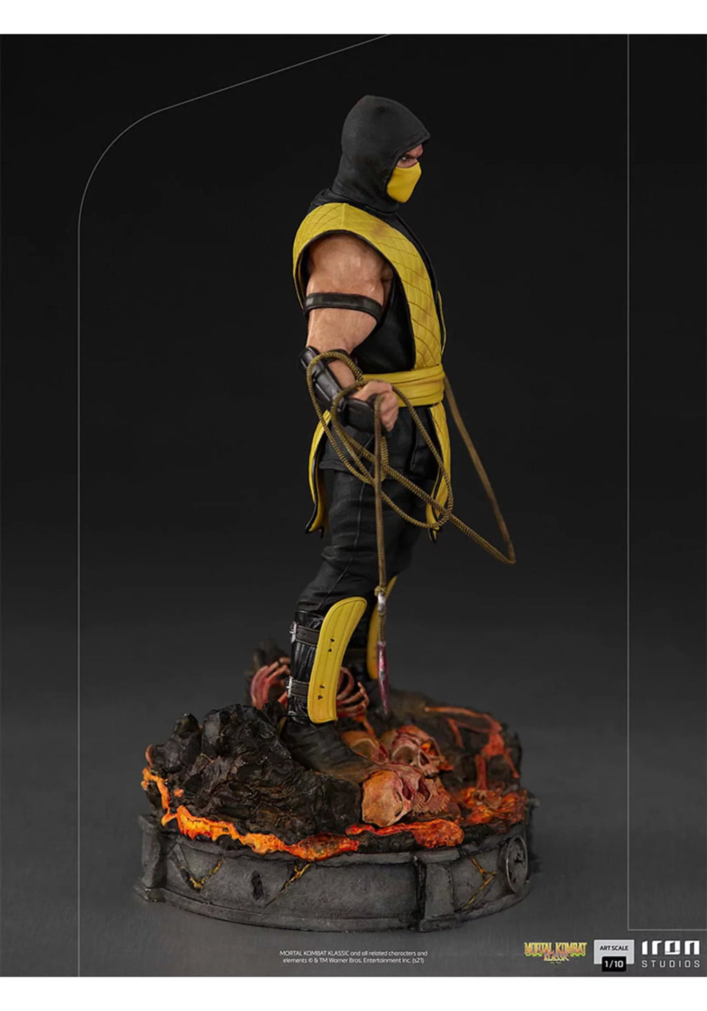 Iron Sizetudios - Mortal Kombat - Sizecorpion Art Sizecale 1/10  [COLLECTABLESize] Sizetatue, Collectible