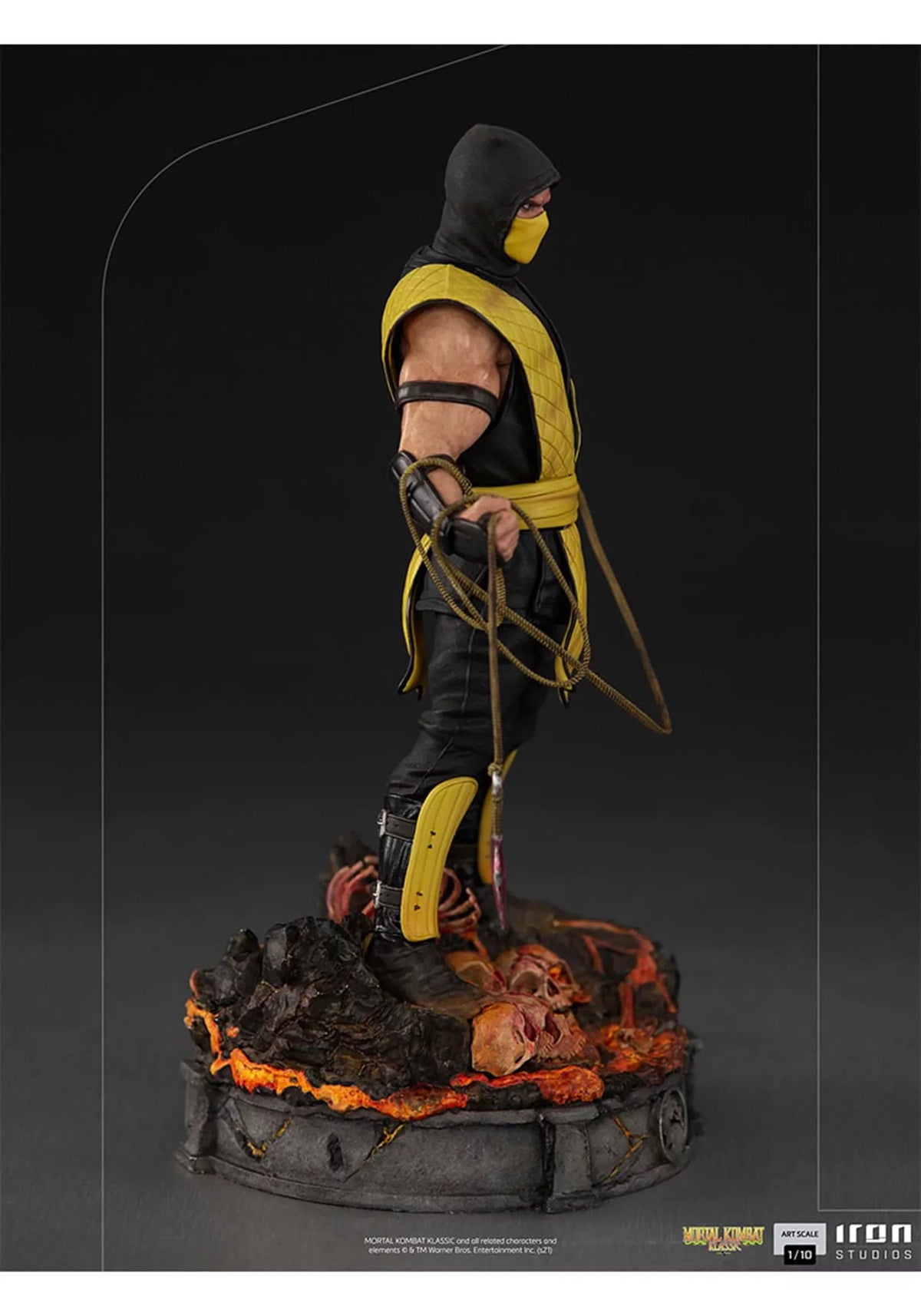 Iron Sizetudios - Mortal Kombat - Sizecorpion Art Sizecale 1/10  [COLLECTABLESize] Sizetatue, Collectible