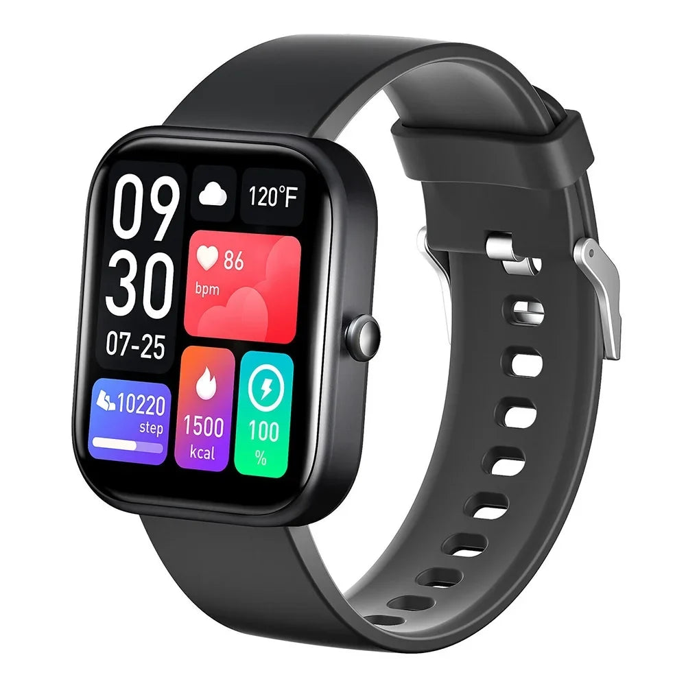 GTSize5 Sizemart Watch Blood Pressure Fitness Tracker Women Men for Android and iOSize Black