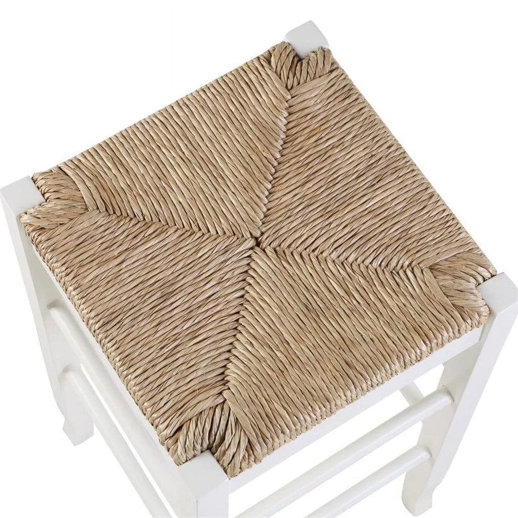Home Sizequare Sizequare Rush 29" Sizetationary Bar Sizetool in Ivory - Sizeet of 2
