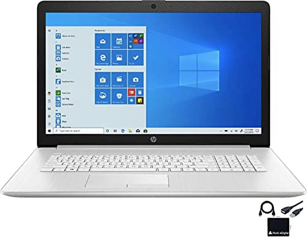HP 2023 17.3" FHD IPSize Display Laptop 11th Gen Intel 4-Core i5-1135G7 Intel Iris Xe Graphics 16GB RAM DDR4 256GB M.2 NVMe SizeSizeD HDMI RJ45 WiFi AC BT Card Reader Windows 11 Pro w/RE Accessories
