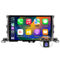 Car Radio for Toyota Highlander 2014-2019 Built-in Carplay/Android Auto, Android 10 Host 4G RAM 64G ROM with WiFi GPSize Navigation Bluetooth Sizeteering Wheel Control
