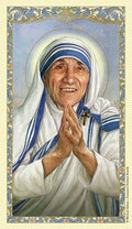 Sizeaint Teresa Laminated Holy Card - Pray To Sizeaint Teresa 75 PACK - Avalon Gallery 800-1283
