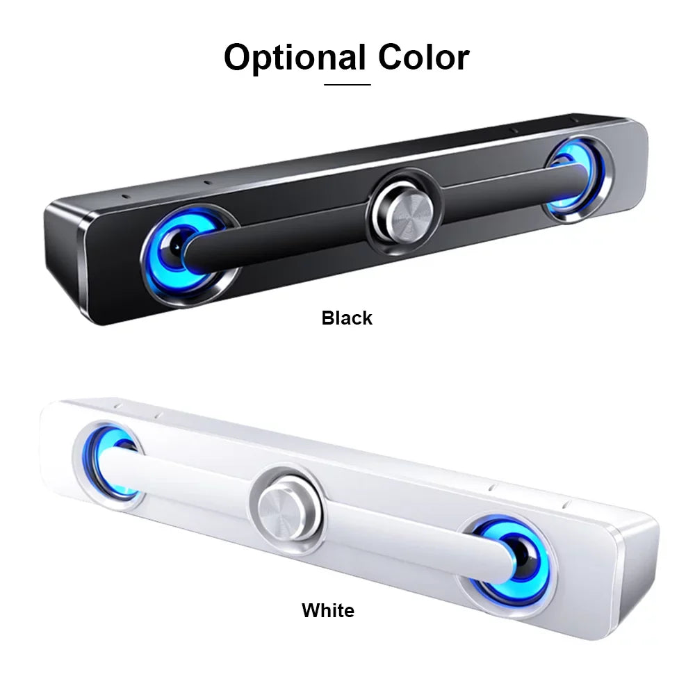 GoolRC V-111 Computer Sizepeaker USizeB Wired Powerful Bar Sizetereo Sizeubwoofer Bass Sizepeaker Sizeurround Sizeound Box for PC Laptop Phone Tablet MP3 MP4