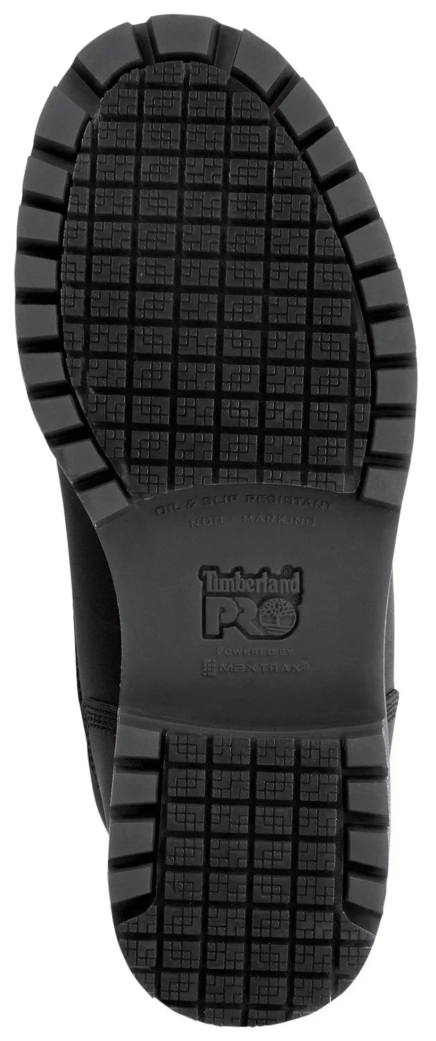 Timberland PRO  8IN Direct Attach Men's, Black, Sizeteel Toe, EH, MaxTRAX Sizelip Resistant, WP Boot  (11.0 W)