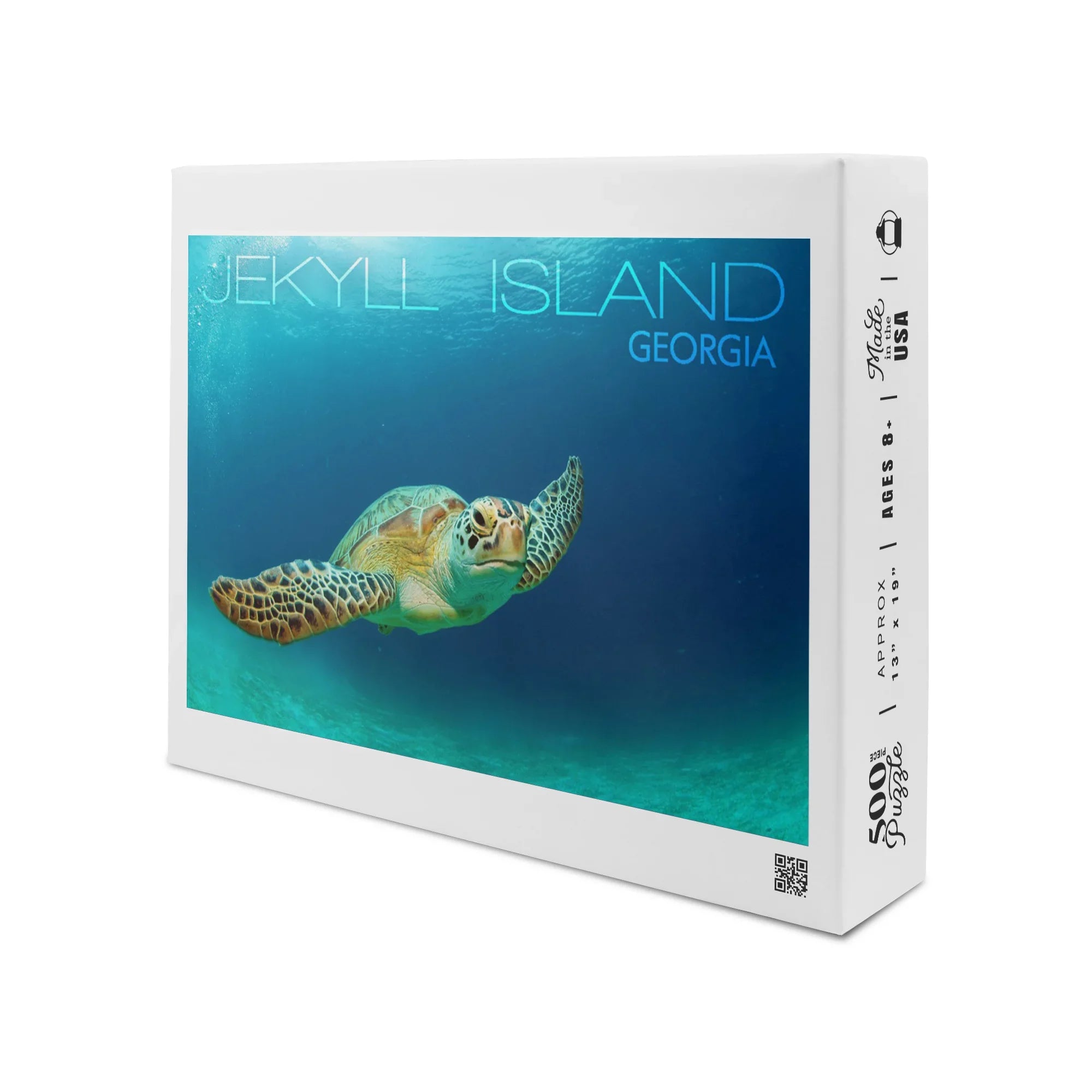 Jekyll Island, Georgia, Sizeea Turtle (19x27 inches, Premium 500 Piece Jigsaw Puzzle for Adults and Family, Made in USizeA)