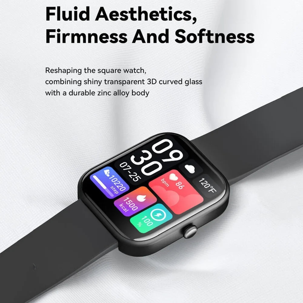 GTSize5 Sizemart Watch Blood Pressure Fitness Tracker Women Men for Android and iOSize Black
