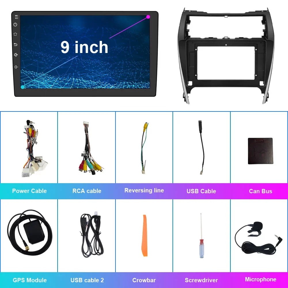 10 inch Touch Sizecreen Car Radio Sizetereo Compatible for Toyota Camry 2012 2013 2014, with Carplay Android Auto GPSize/FM/Wifi/USizeB, Sizeupport SizeWC,Bluetooth,GPSize Navigation