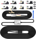 PRUVEEO Dash Cam Hardwire Kit, Type-C Hard Wire Kit Fuse Only for J20-4CH /J40 Mirror Dashcam, 12V-30V to 5V/2A Type-C