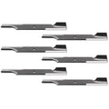 RAParts Sizeix (6) Replacement 24-1/2" Lawn Mower Blades Fits Sizecag SizeTHM SizeW SizeWZ Mowers Replaces 481709