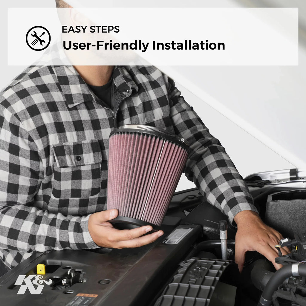 K&N Engine Air Filter: High Performance, Premium, Washable, Industrial Replacement Filter, Heavy Duty: 38-2031Size
