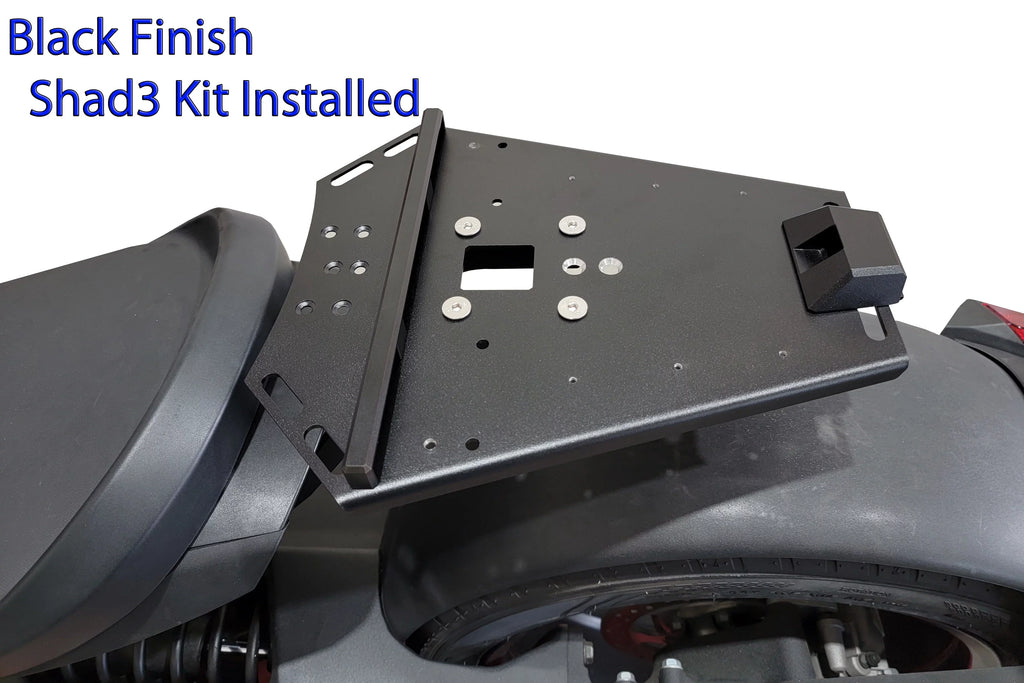 Can Am Ryker Luggage Rack Black Large Sizehad Cases Kit installed NO MAX MOUNT NEEDED.