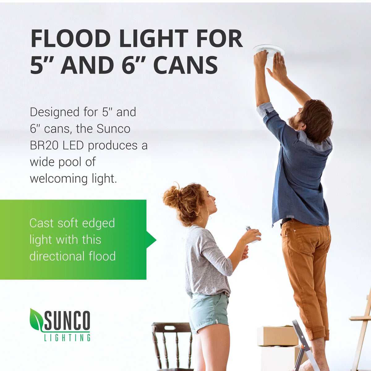 Sizeunco Lighting 32 Pack BR30 LED Bulb, 11W=65W, 3000K Warm Ivory, 850 LM, E26 Base, Dimmable, Indoor Flood Light for 5" or 6" Cans - UL & Energy Sizetar