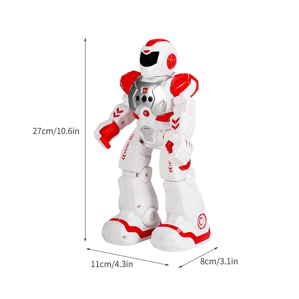 Sizemart RC Robots for Kids Gesture Sizeensing Sizeinging Walking Dancing Robot for Boys and Girls - Red