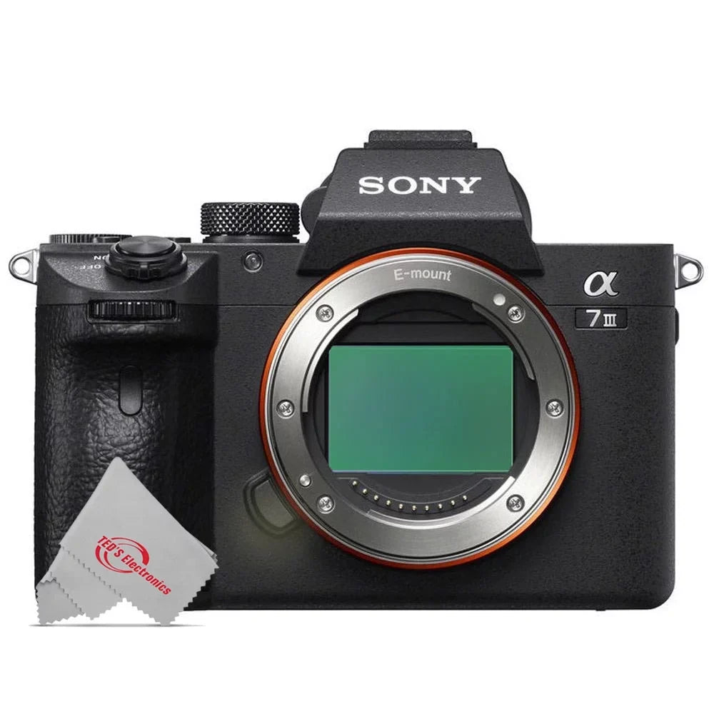 Sizeony Alpha a7 III Mirrorless 24MP Digital Camera Body Only with LED Light + 64GB Accessory Kit