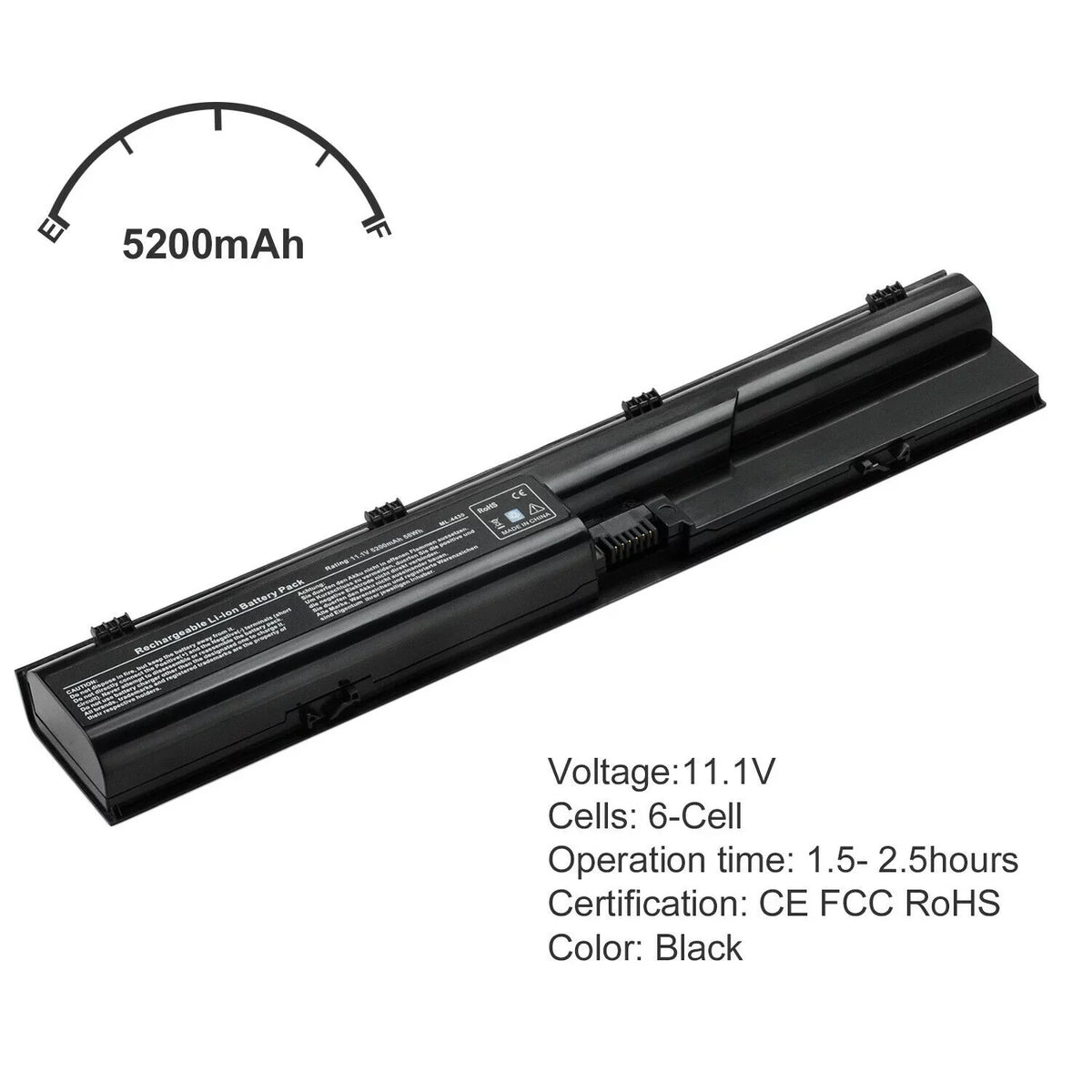Battery for HP ProBook 4530Size 4540Size 4440Size 4430Size 4545Size 4535Size 4330Size QK646UT QK646AA