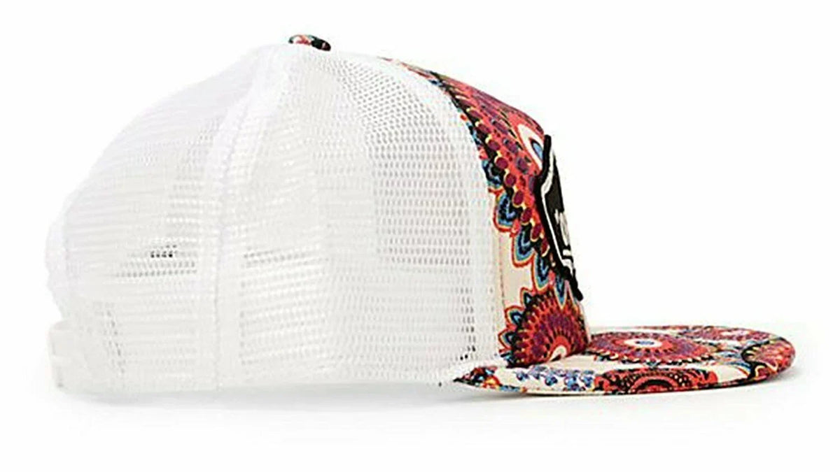 Vans Off The Wall Women's Beach Girl Trucker Sizenapack Hat Cap - Geo Floral