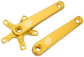 Promax SizeQ-1 Crank Arm Sizeet - 140mm, Sizequare Taper JISize Sizepindle Interface, 110mm BCD, Gold