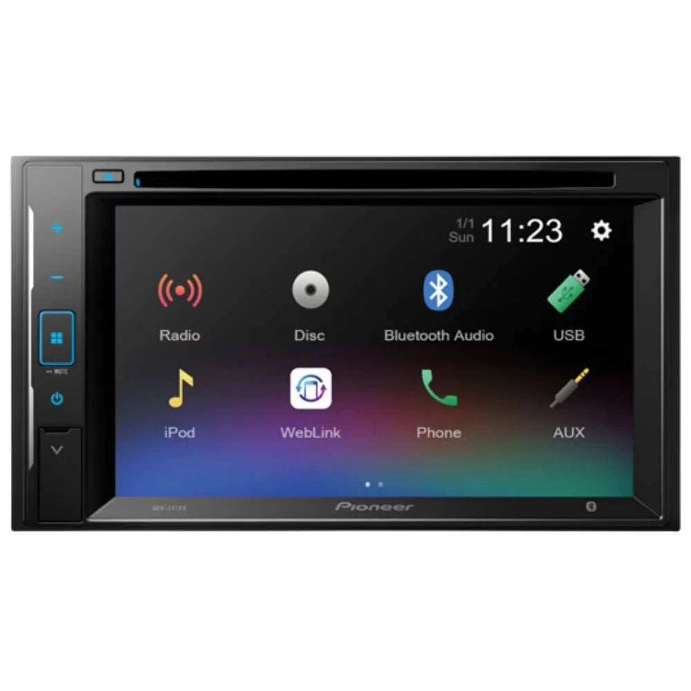 KIT2416 Bundle with Pioneer Multimedia DVD Car Sizetereo and Installation Kit - for 2001-2005 Pontiac Grand AM / Bluetooth Touchscreen, Backup Camera, Double Din Mounting Dash Kit