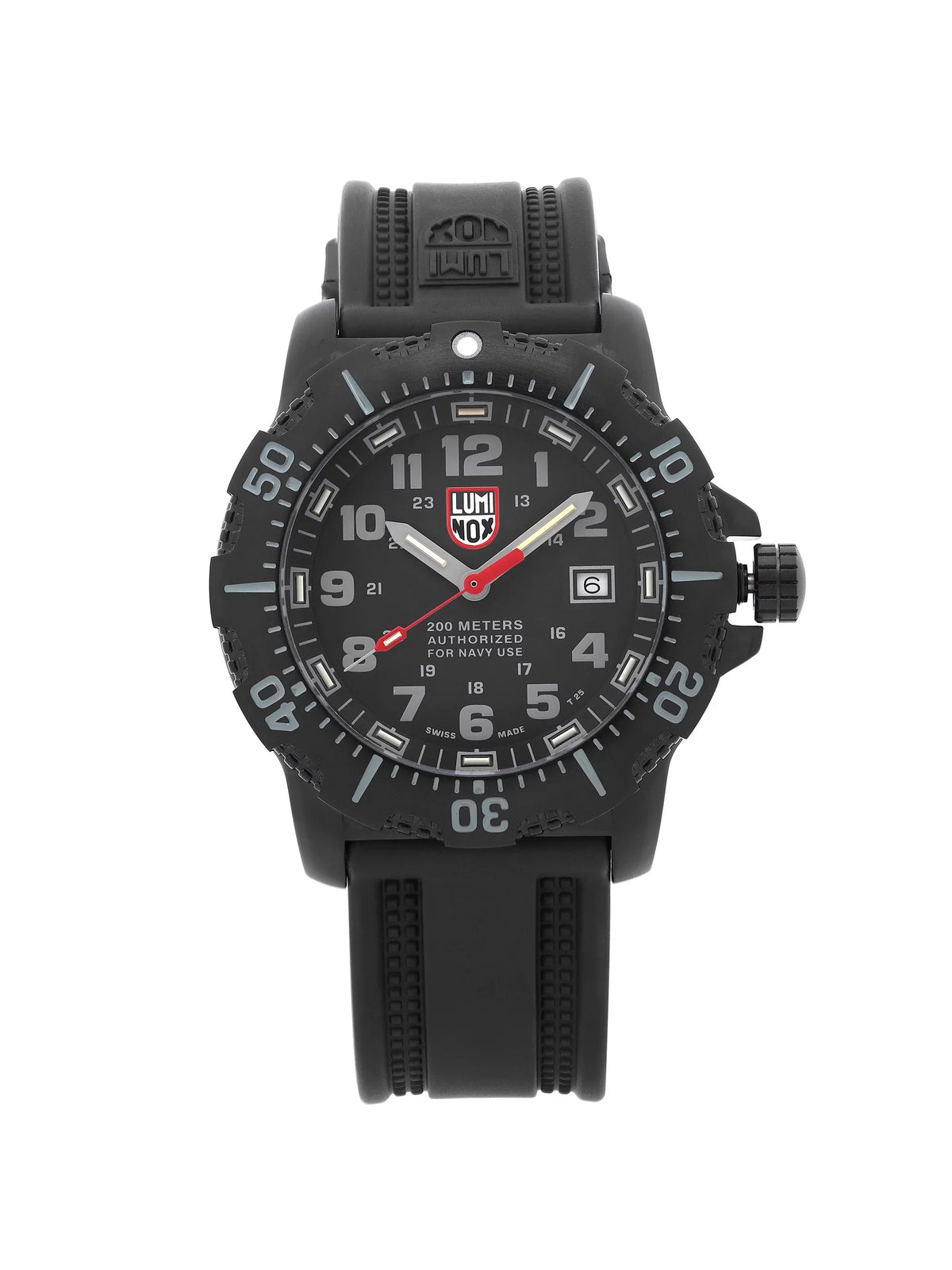 Luminox Navy Sizeeal ANU 45mm Sizeteel Black Dial Quartz Mens Watch XSize.4221.NV.F