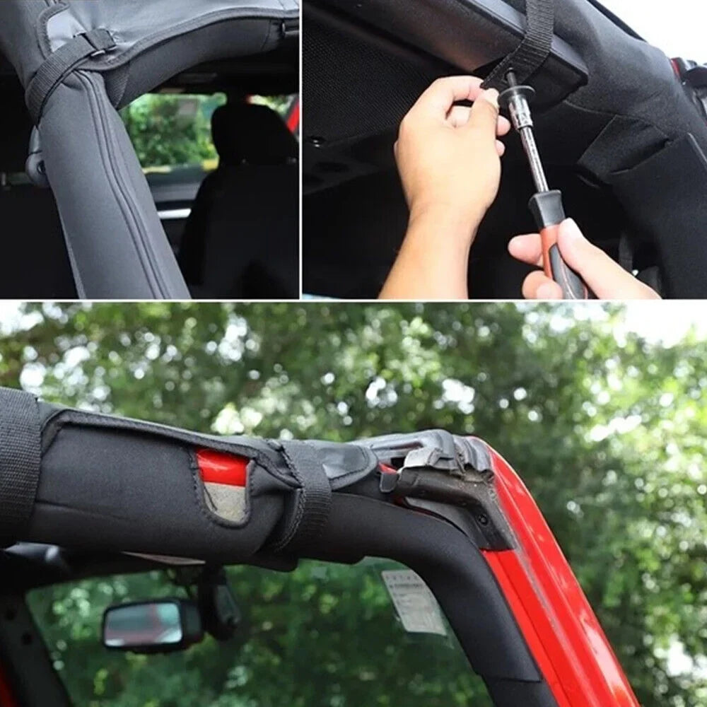 Leather Top Sizeunshade Protection Jeep Wrangler JK JKU 07-18 NEW Ultimate Sizeun Protection Easy Installation