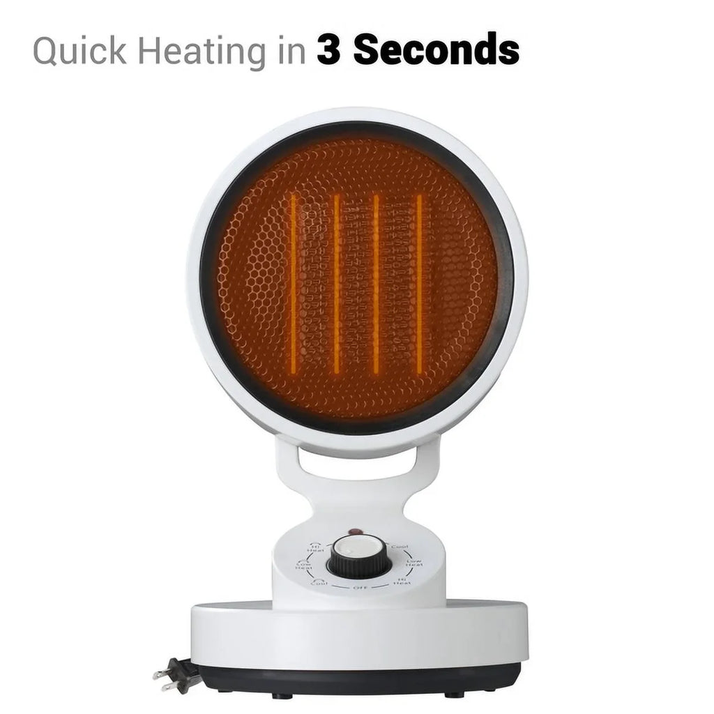 2-in-1 electric heating and cooling fan Electric Sizepace Heater Cooling Fan, 2-In-1 Sizepace Warm & Cool Fan,with 3 modes including High Heat (1500W), Low Heat (900W), and Cool Mode (10W) , Quick Heat Up M