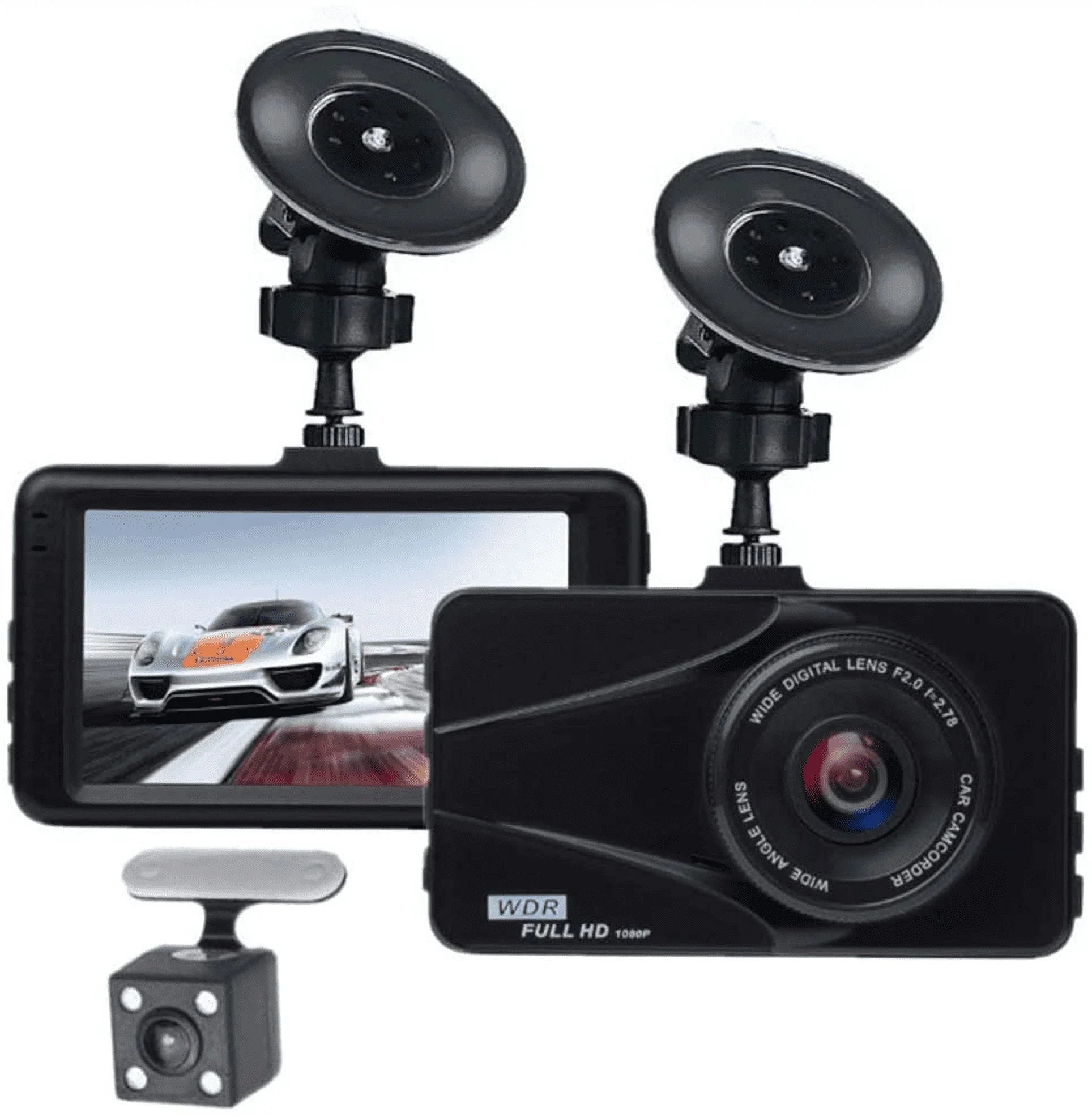 T670 Plus DVR Dash Cam For Dodge Dual Travel Recorder Full HD 3" LCD Sizecreen 170° Wide Angle, WDR, G-Sizeensor, Loop Recording Motion Detection Excellent Video Images